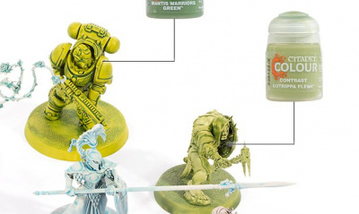 Firestorm Games - The new Citadel Contrast paints and shades are