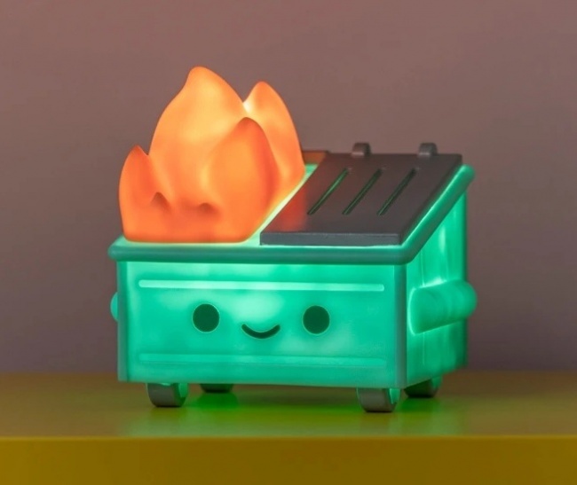 Cute Dumpster Fire Toy Meets Iconic 'This Is Fine' Comic - Nerdist