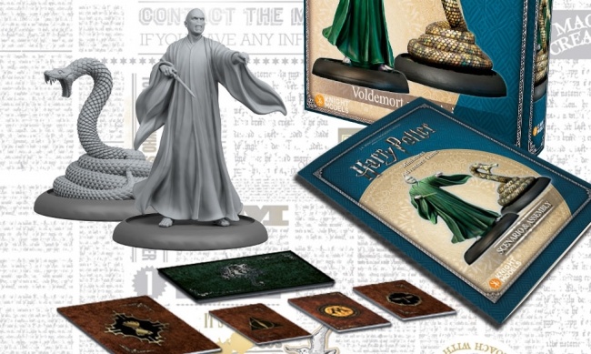 LORD VOLDEMORT & NAGINI \ Harry Potter Miniatures \ KM35-Res-030 