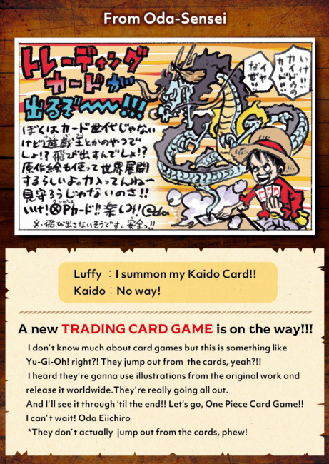 Official One Piece Card Game English Version on X: [ NEWS for One