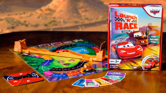 Disney Pixar Cars Launch 'N' Race Board Game