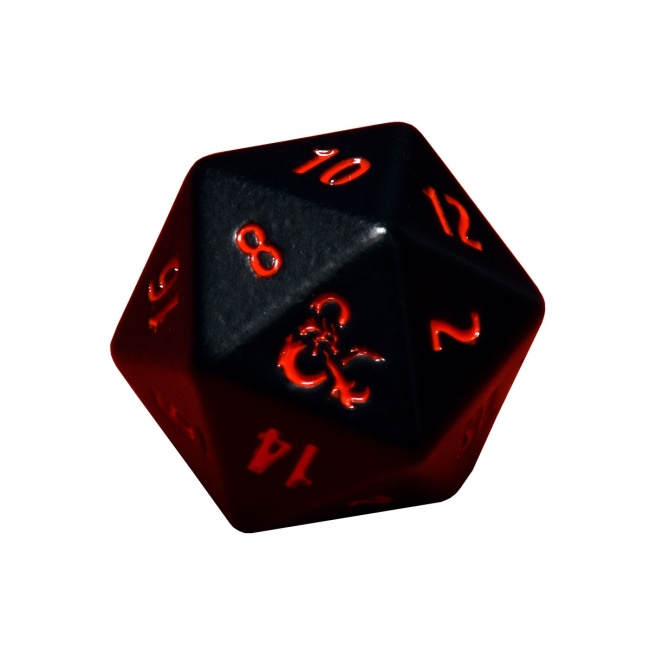 Rubbed Edge with Red DNDND Heavy 7 PCS Metallic Die with Gift Metal Case for Dungeons and Dragons Metal DND Dice Set 
