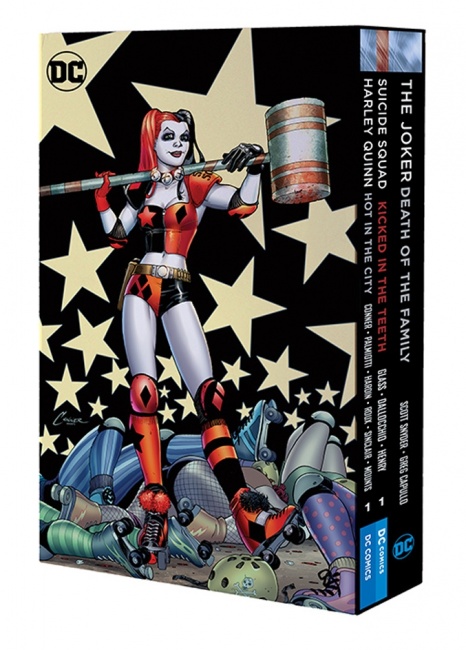 DC Batman Series Harley Quinn Shotglass Set of 4 Different Images New in Box!!! 