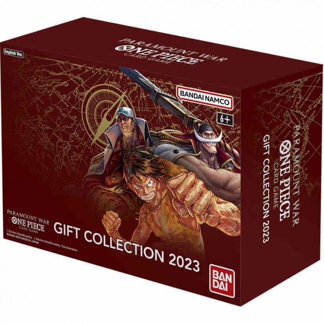 ONE PIECE TCG:Gift Collection Box 2023 Full Set (13 Cards) w/Deck Box  English NM