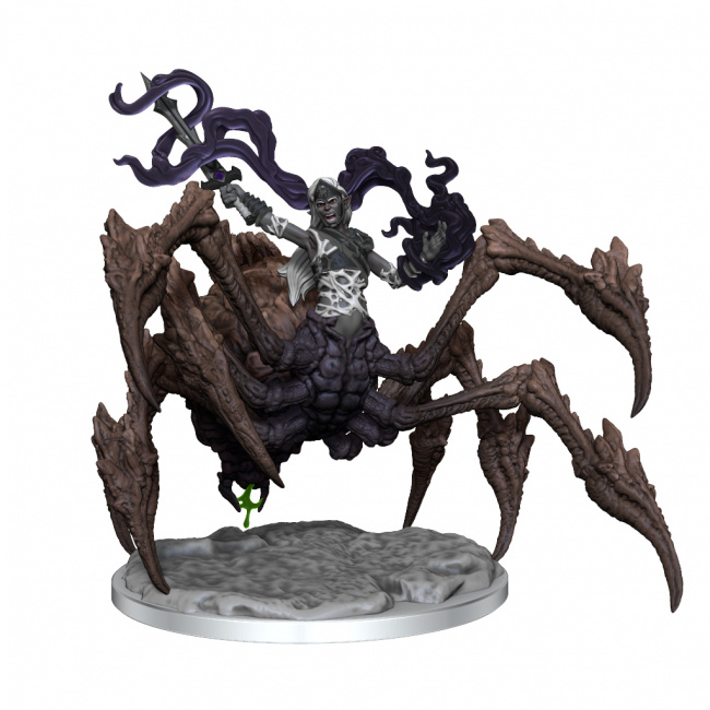 WizKids D&D Frameworks: DRIDER Paint Kit - All-in-One Kit. Unpainted Drider  Figure, Paints, and Brushes. Dungeons & Dragons, 1 Count (Pack of 1)