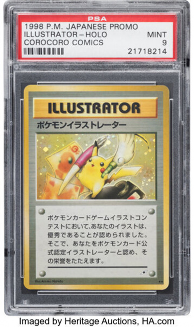 This Pokémon TCG Pikachu Illustrator Promo Card Sells for $840,000 USD at  Auction