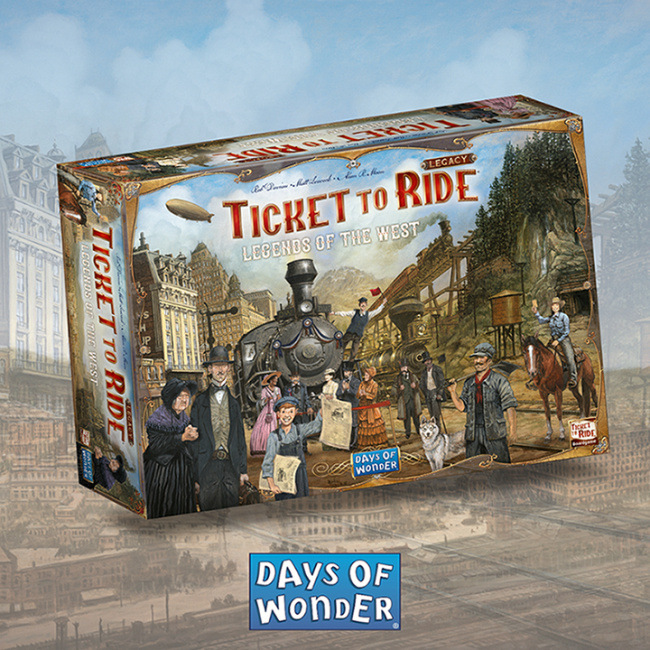 Ticket to Ride Legacy: Legends of the West, Board Game