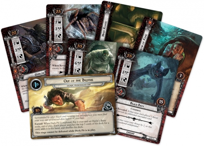 Lord of the Rings LCG The Mines of Moria Custom Scenario Kit 
