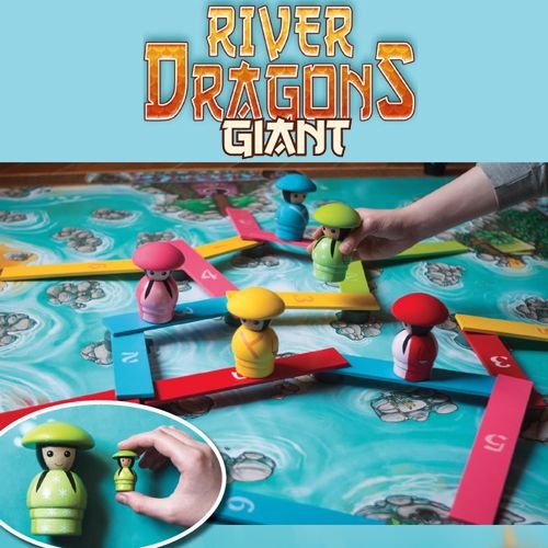 Surfin Meeple River Dragons Board Game