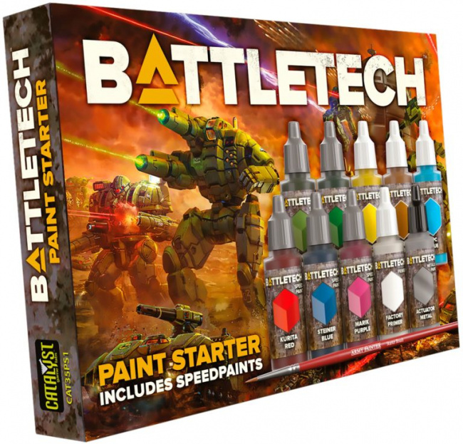 CATALYST GAME LABS & THE ARMY PAINTER ANNOUNCE BATTLETECH PAINT STARTER SET